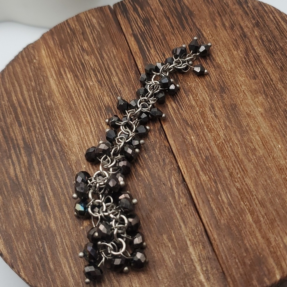 Grapevine vineyard crystal beaded necklace pendant‎